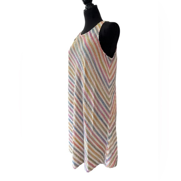 Lou & Grey Colorful Striped Sleeveless Midi Dress - Picture 3 of 12